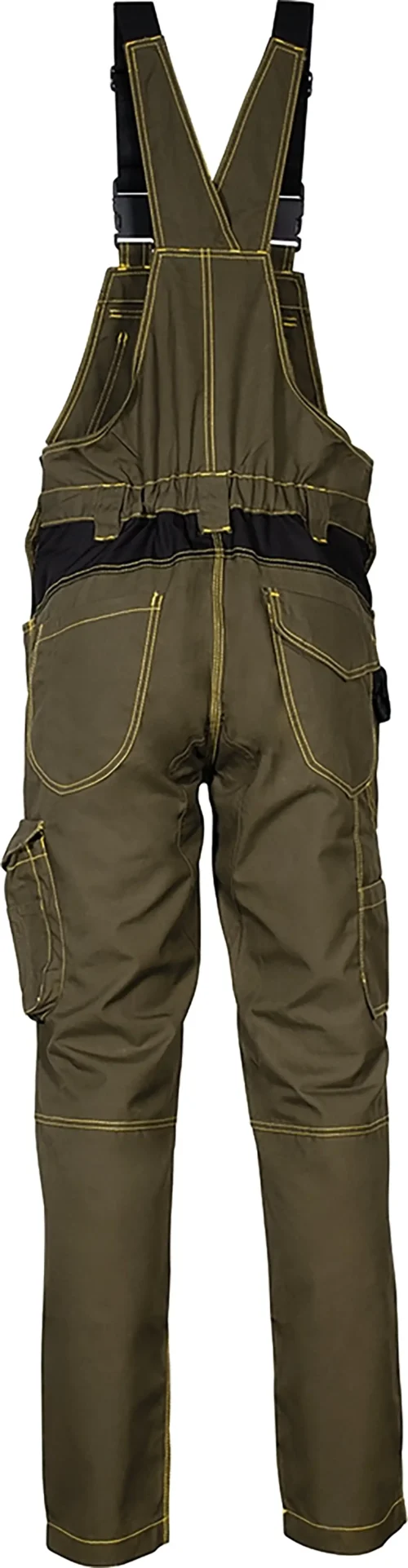zafer uniformes y ropa de trabajo monos y buzos peto hidrofugo bolsillo delantero tapeta marron2
