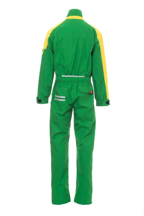 zafer uniformes y ropa de trabajo monos y buzos punos elasticos dos bolsillos lock system verde2