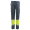 zafer uniformes y ropa de trabajo pantalon alta visibilidad dos bolsillos laterales gris amarillo1
