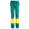 zafer uniformes y ropa de trabajo pantalon alta visibilidad forro interior tejido micropolar amarillo verde1