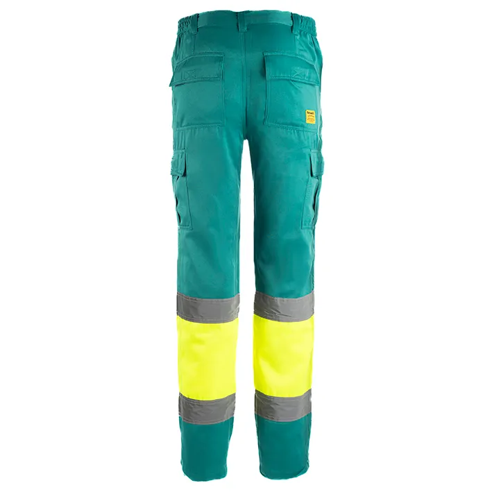 zafer uniformes y ropa de trabajo pantalon alta visibilidad forro interior tejido micropolar amarillo verde2