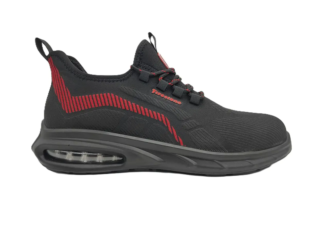 zafer uniformes y ropa de trabajo zapatilla seguridad deportiva empeine tejido tecnico negro1