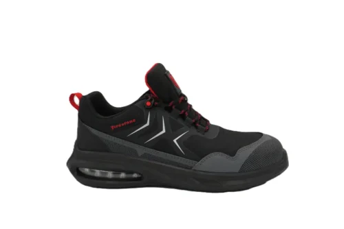 zafer uniformes y ropa de trabajo zapatilla seguridad deportiva libre de metal negro1