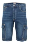 zafer uniformes y ropa de trabajo bermuda stretch multibolsillo corte slim azul vaquero1 copia