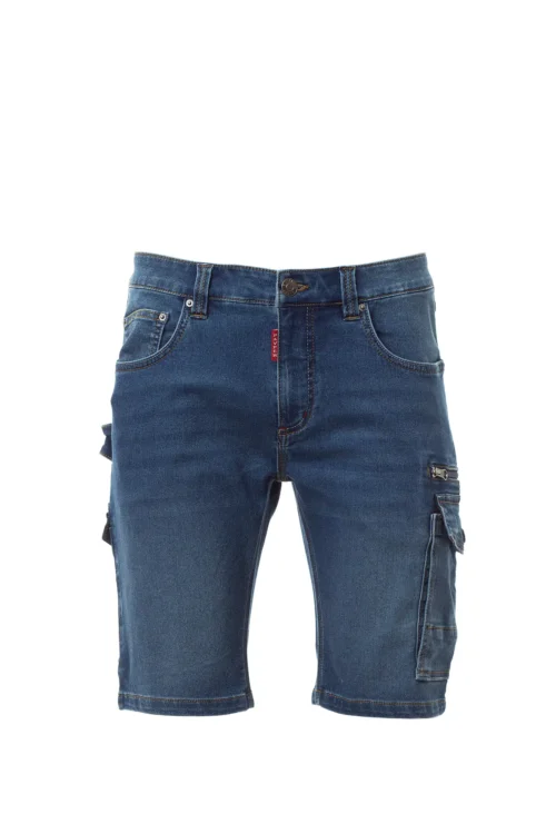 zafer uniformes y ropa de trabajo bermudas corte vaquero cierre cremallera metal azul vaquero1 copia
