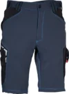 zafer uniformes y ropa de trabajo bermudas dos bolsillos delanteros doble bolsillo posterior velcro azul marino1 copia
