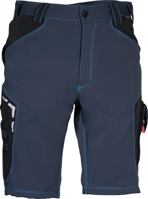 zafer uniformes y ropa de trabajo bermudas dos bolsillos delanteros doble bolsillo posterior velcro azul marino1 copia
