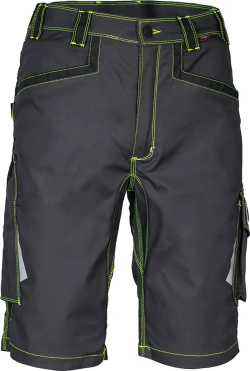 zafer uniformes y ropa de trabajo bermudas dos bolsillos delanteros tiro reforzado gris lima1 copia