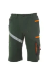 zafer uniformes y ropa de trabajo bermudas elasticos laterales cierre cremallera verde1 copia