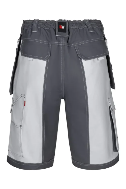 zafer uniformes y ropa de trabajo bermudas stretch bicolor cinturilla elastica blanco2 copia