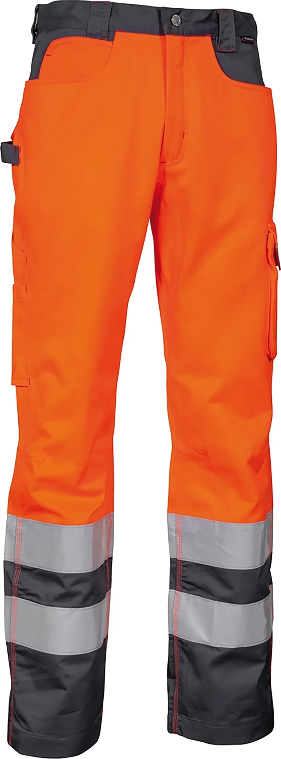 zafer uniformes y ropa de trabajo pantalon alta visibilidad bolsillos delanteros tiro reforzado naranja1