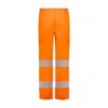 zafer uniformes y ropa de trabajo pantalon alta visibilidad multibolsillo monocolor dos bandas reflectantes naranja1
