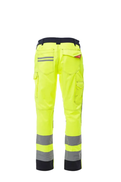 zafer uniformes y ropa de trabajo pantalon alta visibilidad soportes almohadillas multiestacion amarillo2
