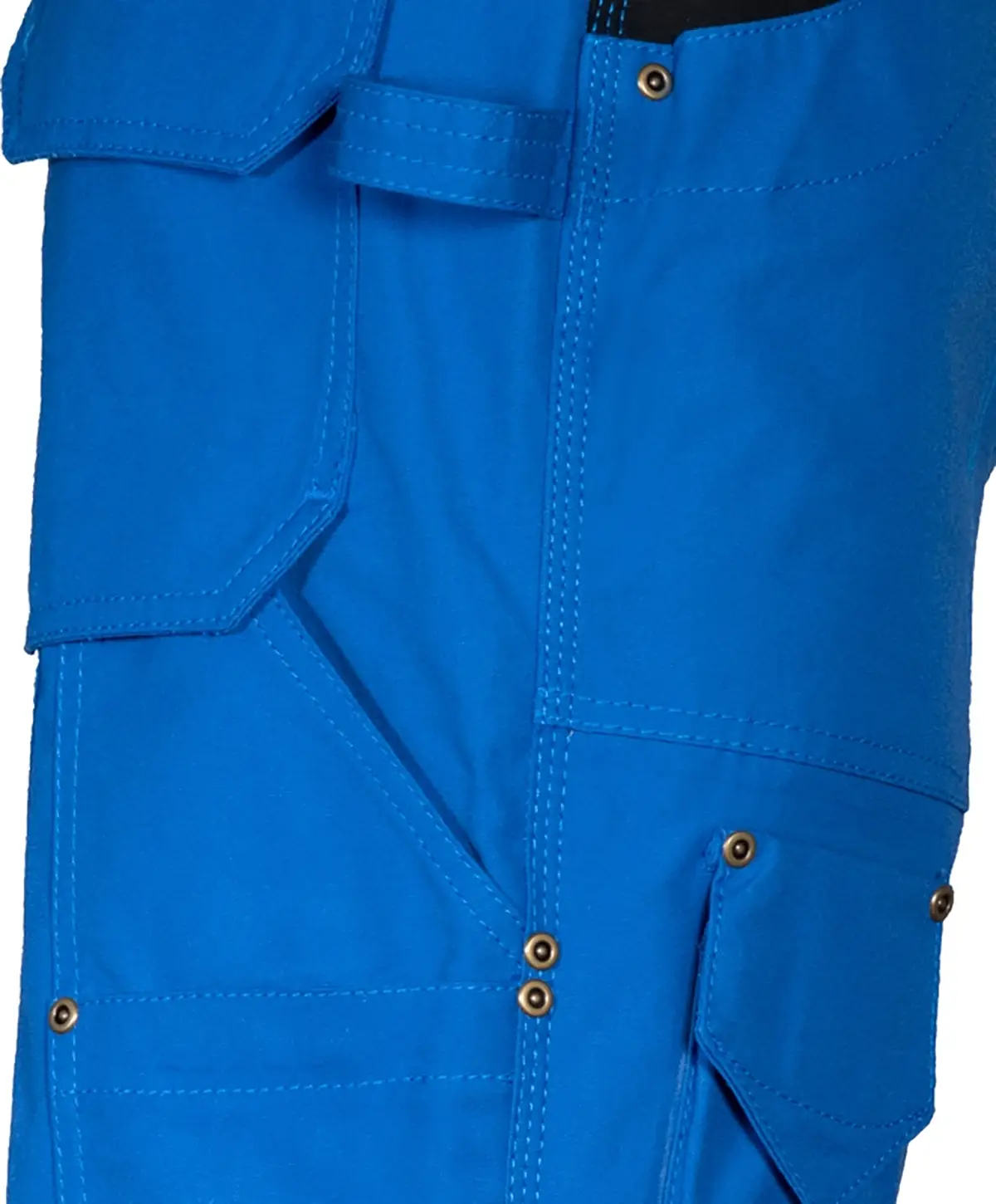 zafer uniformes y ropa de trabajo pantalon pirata doble bolsillo trasero azulina4 copia
