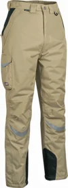 zafer uniformes y ropa de trabajo pantalones acolchados bolsillo trasero cierre cremallera beige1 copia