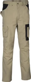 zafer uniformes y ropa de trabajo pantalones doble bolsillo trasero rodillas reforzadas beige1 copia