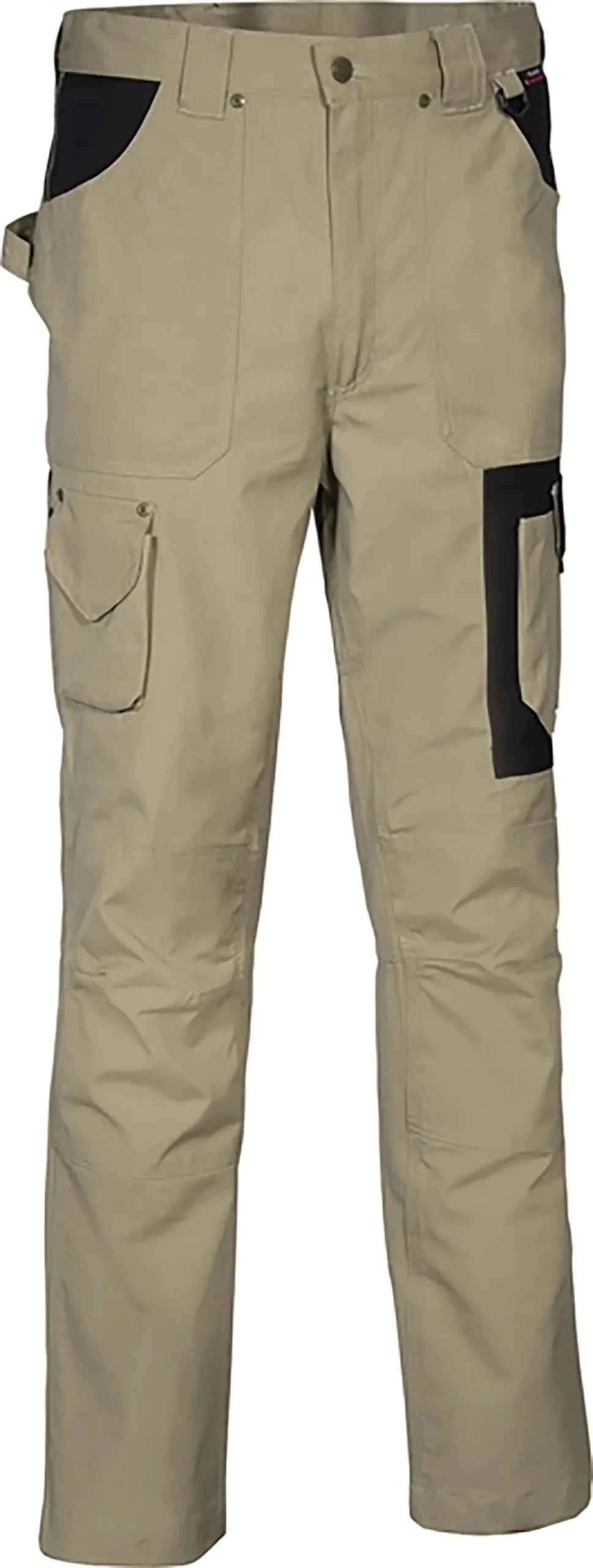 zafer uniformes y ropa de trabajo pantalones doble bolsillo trasero rodillas reforzadas beige1 copia