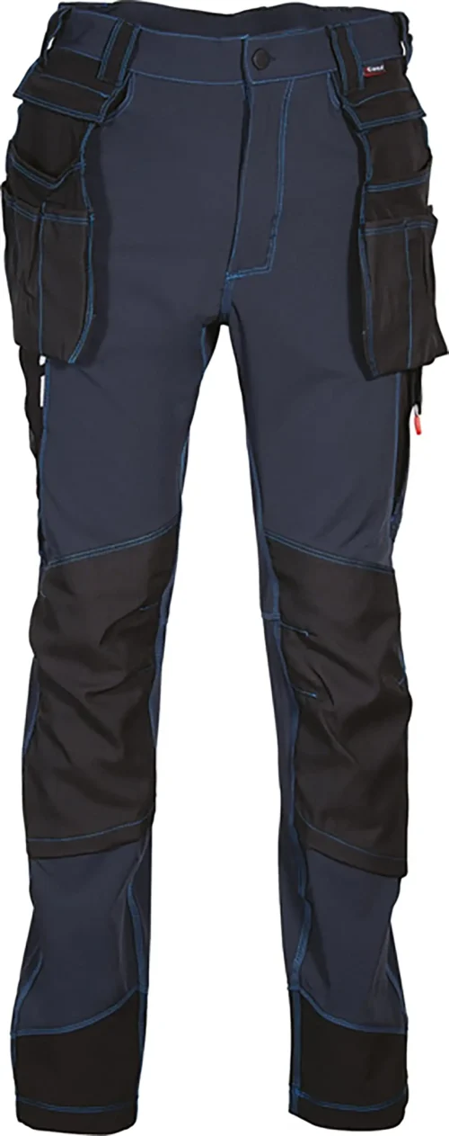 zafer uniformes y ropa de trabajo pantalones doble bolsillo trasero velcro azul marino1 copia