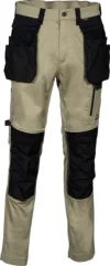 zafer uniformes y ropa de trabajo pantalones dos bolsillos delanteros doble bolsillo trasero con solapa beige1 copia