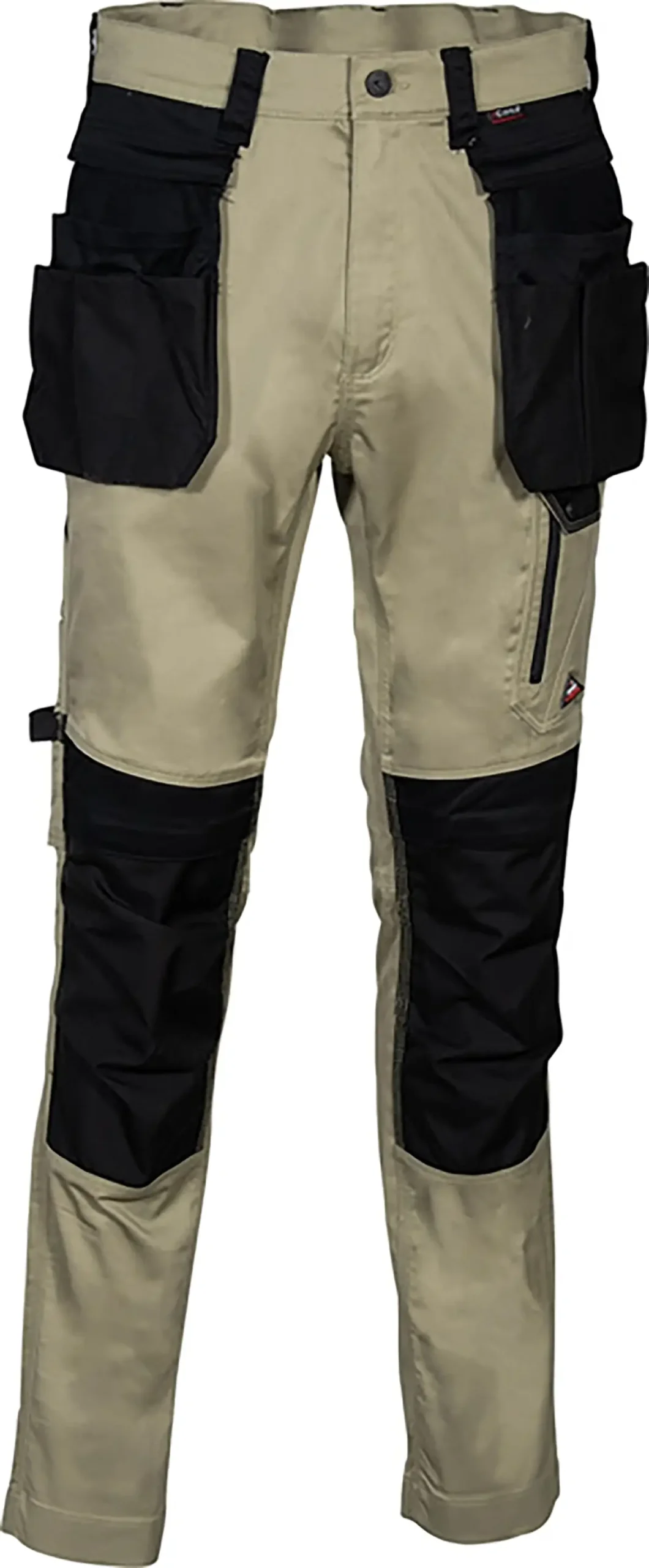 zafer uniformes y ropa de trabajo pantalones dos bolsillos delanteros doble bolsillo trasero con solapa beige1 copia