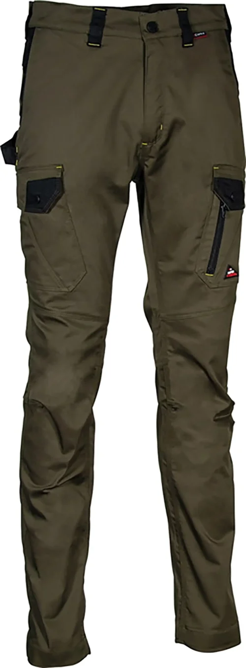 zafer uniformes y ropa de trabajo pantalones dos bolsillos delanteros doble bolsillo trasero marron1 copia