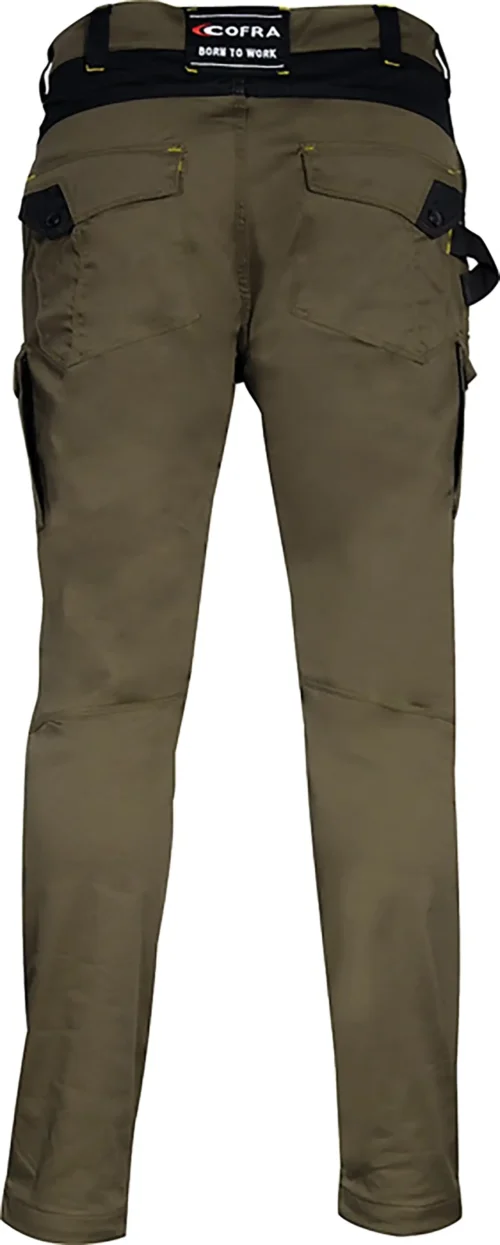 zafer uniformes y ropa de trabajo pantalones dos bolsillos delanteros doble bolsillo trasero marron2 copia