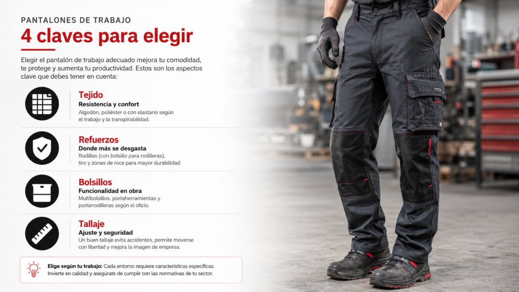 4 Claves para elegir pantalón correctamente Zafer Uniformes y Vestuario Laboral