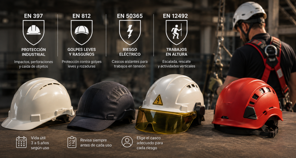 Normativa EN Esenciales Casco Hero Zafer Uniformes y Vestuario Laboral