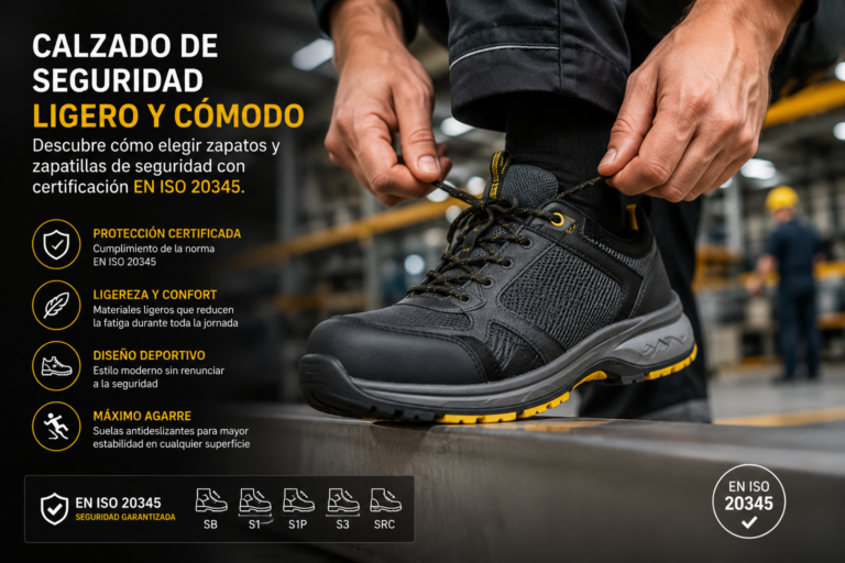 Calzado de seguridad ligero, cómodo y deportivo Zafer Uniformes y Vestuario Laboral
