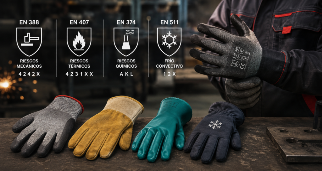 Guantes de protección laboral Zafer Uniformes y Vestuario Laboral
