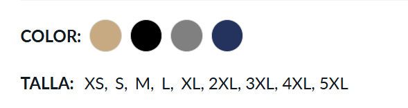 Colores Pantalon basico corte regular BRUCE Zafer Uniformes y Vestuario Laboral.png