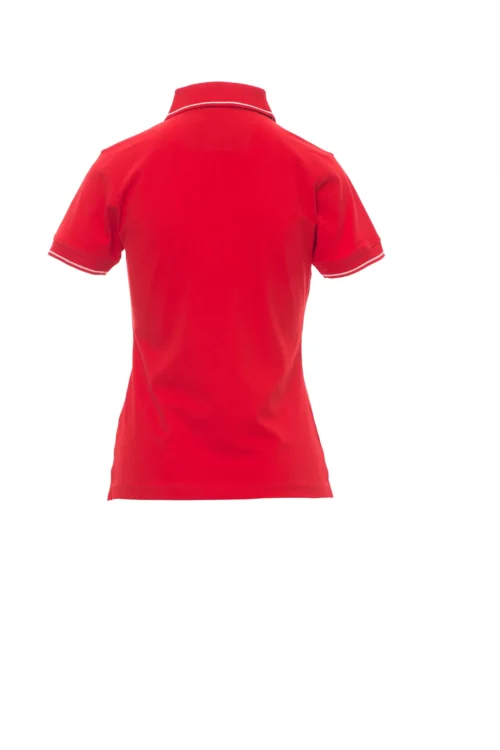 zafer uniformes y ropa de trabajo camiseta cenida de manga corta con costuras elasticas rojo2