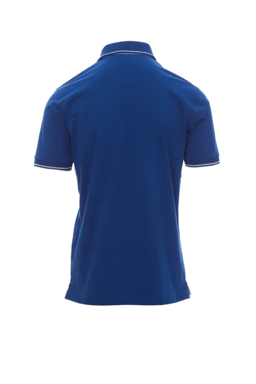 zafer uniformes y ropa de trabajo camiseta de polo manga corta con ventilaciones laterales azul real2