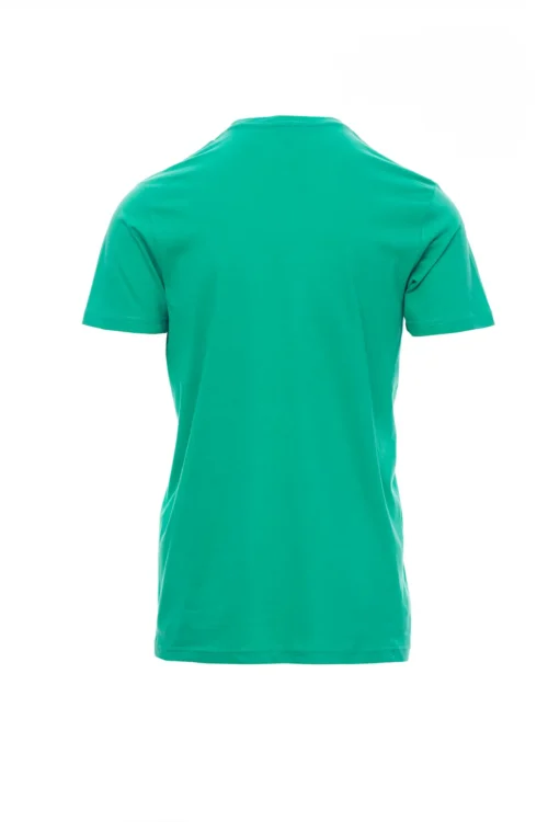 zafer uniformes y ropa de trabajo camiseta manga corta de cuello redondo con banda elastica en cuello verde esmeralda2