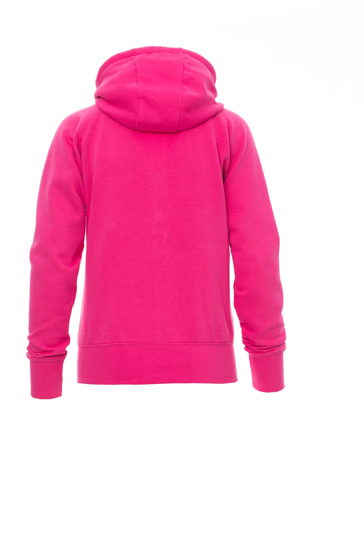 zafer uniformes y ropa de trabajo sudadera cenida con capucha y cremallera sbs completa fucsia (2)