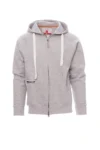 zafer uniformes y ropa de trabajo sudadera con capucha y cremallera sbs completa gris melange (1)
