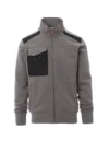 zafer uniformes y ropa de trabajo sudadera con cremallera completa y sistema de bloqueo semiautomatico gris humo1