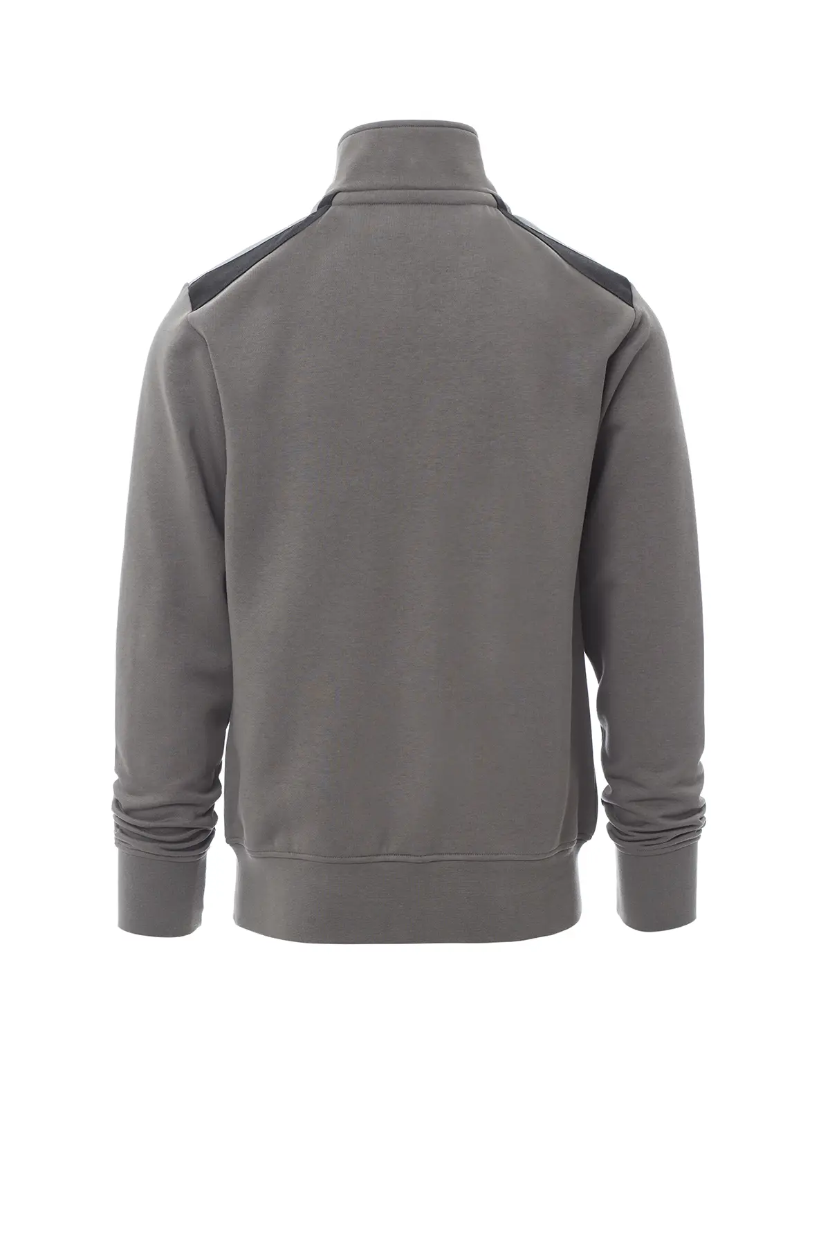 zafer uniformes y ropa de trabajo sudadera con cremallera completa y sistema de bloqueo semiautomatico gris humo2