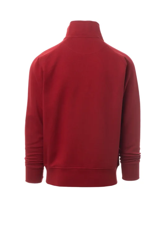 zafer uniformes y ropa de trabajo sudadera con cremallera sbs completa burdeos2