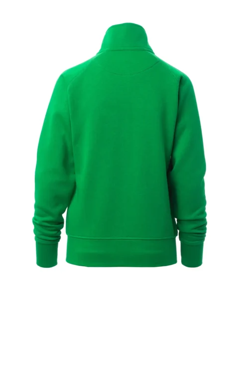 zafer uniformes y ropa de trabajo sudadera mujer con cremallera sbs completa cubierta verde gelatina2